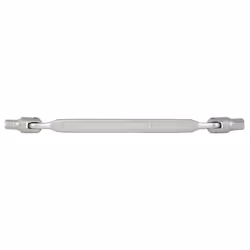 KS Tools 517.0343, Stainless steel, Chromium-vanadium steel, Straight, 8,10 mm, 225 mm, 225 g