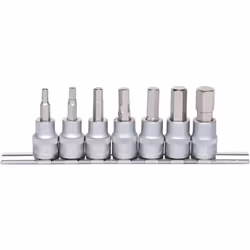 KS Tools 911.3945, 7 pc(s), Chromium-vanadium steel, DIN 3120, ISO 1174, DIN 7422, 50 mm, 310 g