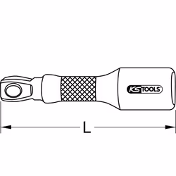 KS Tools 911.1508-E wrench adapter/extension 1 pc(s) Extension bar