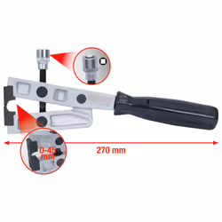 KS Tools 115.1056, Steel, Plastic, 270 mm