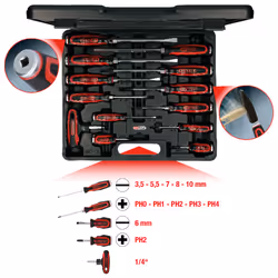 KS Tools 151.1150 manual screwdriver Set Straight screwdriver