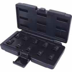 KS Tools 515.0950, Socket set, 3/8", 10 head(s), Chromium-molybdenum steel, ISO 1174, DIN 3121, 1.65 kg