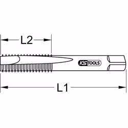KS Tools 331.011 threaded rod Steel
