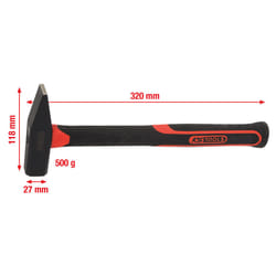 KS Tools 142.1351 hammer Cross-peen hammer Black