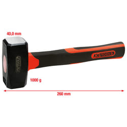 KS Tools 142.5101 hammer Sledge hammer Black