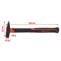 KS Tools 142.1311 hammer Cross-peen hammer Black