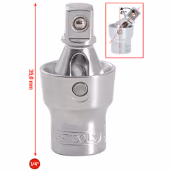 KS Tools 917.1450, Single item, Joint adaptor, Chrome vanadium steel, 35 mm, 30 g, 1 pc(s)