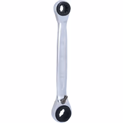 KS Tools 503.4565, Stainless steel, Chromium-vanadium steel, Straight, 10,13,17,19 mm, 190 mm, 196 g