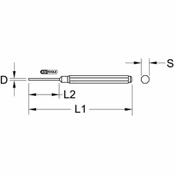 KS Tools 162.0405 punch/nail set/drift Drift punch