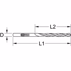 KS Tools 330.3056 drill bit Twist drill bit 10 pc(s)