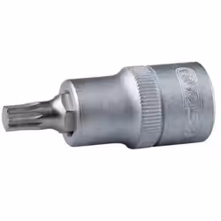 Socket; KS TOOLS; DIN 3120, ISO 1174, ISO1174 M8 Chrome Vanadium Steel Male Star, Female Star Knurled