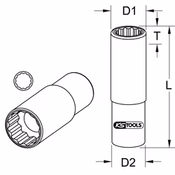 KS Tools 917.3976 socket/socket set - Additional view 2