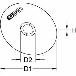 KS Tools 337.2005 angle grinder accessory