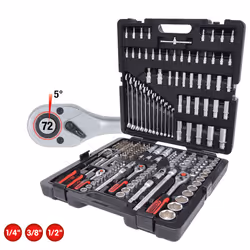 KS Tools 917.0216, Socket set, Imperial, 216 head(s), Chromium-vanadium steel, 11.6 kg