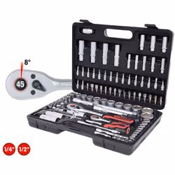 KS Tools 917.0796, Socket set, 96 head(s), Chromium-vanadium steel, 6.3 kg
