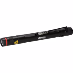 KS Tools 150.4370, Pen flashlight, Black, Aluminium, Buttons, IPX3, -10 - 45 °C