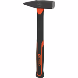KS Tools 142.1402, Cross-peen hammer, Steel, Fibreglass, Black, 32 cm, 530 g
