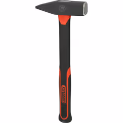 KS Tools 142.1403, Cross-peen hammer, Steel, Fibreglass, Black, 33 cm, 750 g