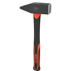 KS Tools 142.1405, Cross-peen hammer, Steel, Fibreglass, Black, 40 cm, 2.1 kg