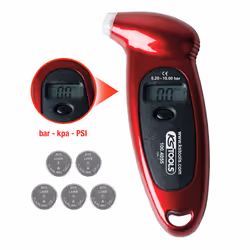 KS Tools 100.4055 tire pressure gauge 0.2 - 10 bar Digital pressure gauge