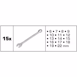 Brilliant Tools BT011015 combination wrench - Additional view 4