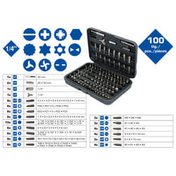 Brilliant Tools BT053100 screwdriver bit 100 pc(s)