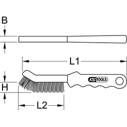KS Tools 201.2335 wire wheel/wheel brush 1 pc(s)