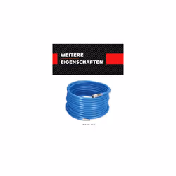 BT160015 Compressed Air Hose, Diameter 9 mm, m [Powered by KS Tools], 10 Meter