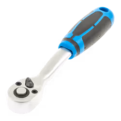 Reversible Ratchet; KS TOOLS; 72 12.5 (1/2"), 6.3 (1/4") Chrome Vanadium Steel