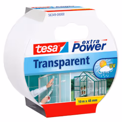TESA extra Power Transparant, Glass, Plastic, 10 m, 48 mm, 1 pc(s)