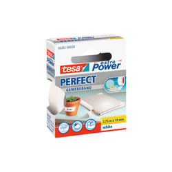 1 Pack - tesaÂ® 56341 Extra Power Fabric Tape - White - 19mm x 2.75m