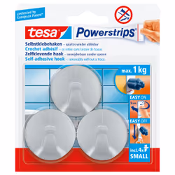 TESA Powerstrips Hooks Small ROUND