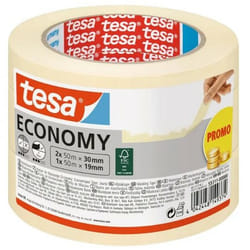 TESA Economy 50 m Painters masking tape Suitable for indoor use Paper Chamois