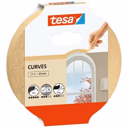 TESA 56533-00001-02, Painters masking tape, Brown, Glass, Metal, Plastic, Wood, Rough, Smooth, Universal, 7 day(s)