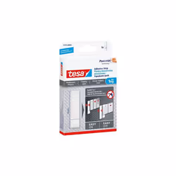 TESA 77771, Indoor, Universal hook, White, Adhesive strip, 6 pc(s)