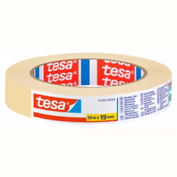 TESA 05286, Painters masking tape, Paper, Beige, 4 day(s), 50 m, 19 mm