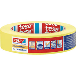 tesa UK Ltd 43340000100 Precision Mask Indoor-Razor Sharp EdgeMasking Tape for Painting and Decorating, Residue Free Removal, 50 m x 25 mm, 25mm