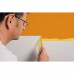 tesa 43340000400 Precision Indoor-Razor Sharp Edge Masking Tape for Painting and Decorating  Residue Free Removal  50 m x 50 mm  Clear  50mm