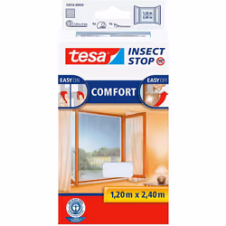 Tesa Mosquito, Fly And Insect Screen For Inward Opening Windows 1.2 M X 2.4 M (max) White