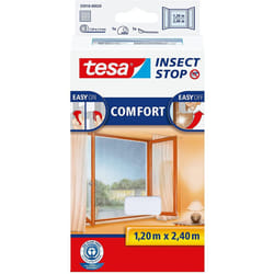 Tesa Mosquito, Fly And Insect Screen For Inward Opening Windows 1.2 M X 2.4 M (max) White