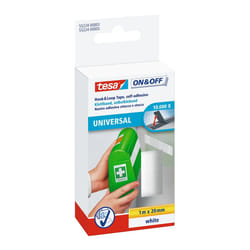 TESA On & Off Hook & Loop Tape, Self-Adhesive