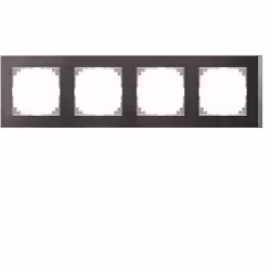 Merten MEG4040-3669, Aluminium, Black, Thermoplastic, Any brand, 1 pc(s)