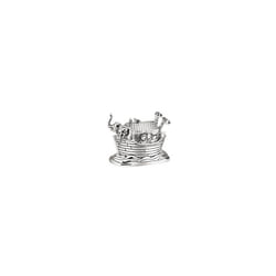 6822261 Music Box 8.5 x 5.5 x 6 cm Silver Plated Noah's Ark