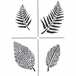Creativ Company 26974 stencil White Plastic Art stencil