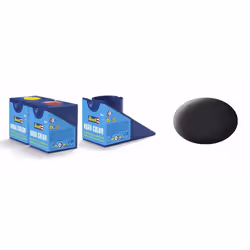 RV36106 - Revell Aqua - 18ml - Aqua Tar Black Matt
