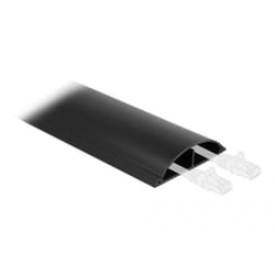 DeLOCK Cable Duct self-adhesive 89 x 21 mm - length 1 m black