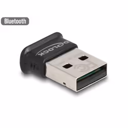 DeLOCK USB Bluetooth 5.0 Adapter Class 1 in micro design - Operating range up to 100 meter