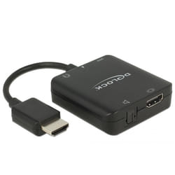 DeLOCK 63276 video cable adapter HDMI Type A (Standard) Black