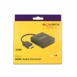 DeLOCK 63276 video cable adapter HDMI Type A (Standard) Black