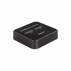 DeLOCK M.2 Docking Station for 2 x M.2 NVMe PCIe SSD with Clone function, SSD, M.2, M.2, USB 3.2 Gen 2 (3.1 Gen 2) Type-C, Bl ...